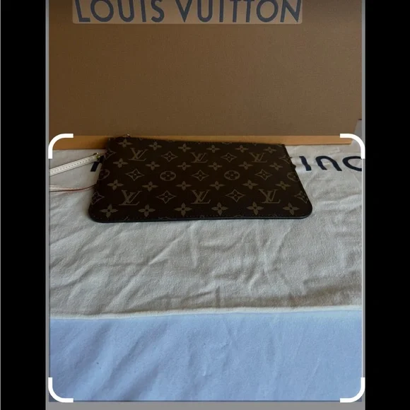 Louis Vuitton Brown Monogram Pouch - Picture 2 of 2